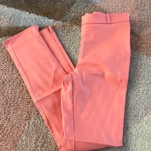 Hot pink skinny pants